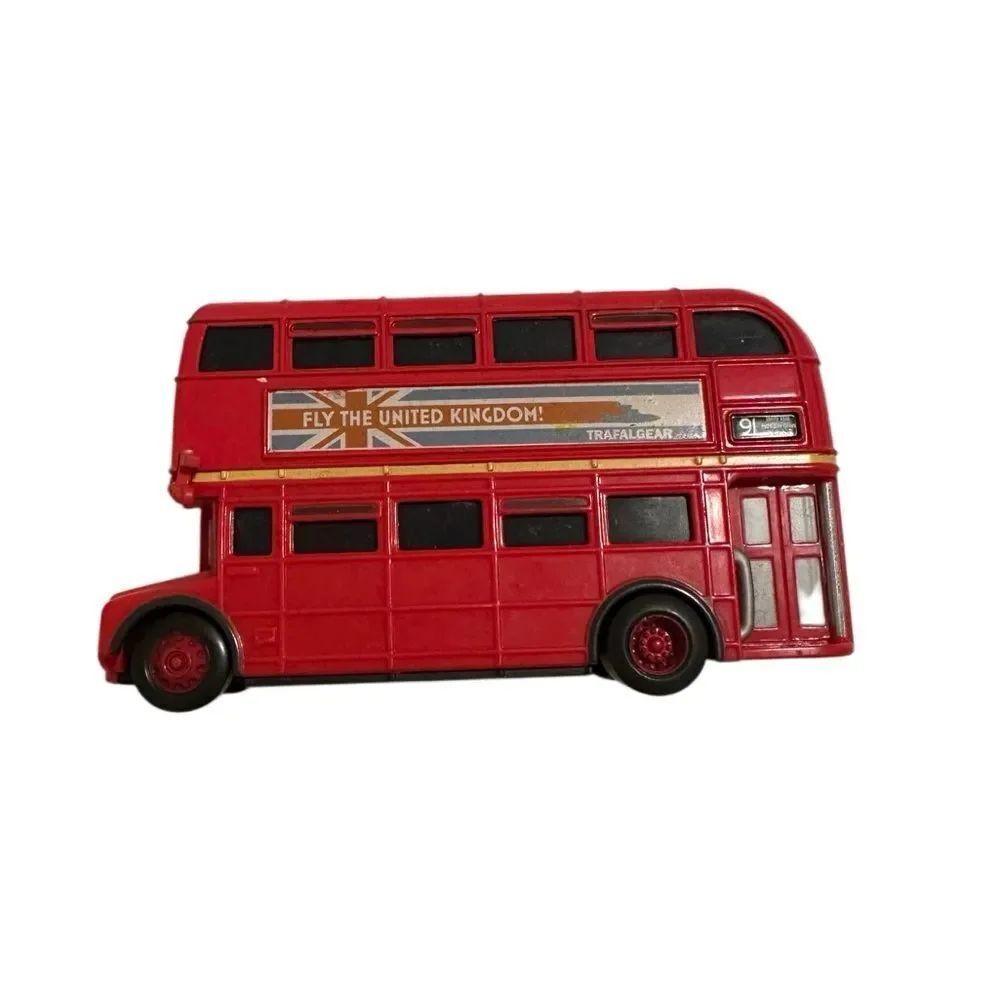 Red Double-Decker Bus Toy